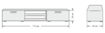 Тумба tv lux (Люкс) 175