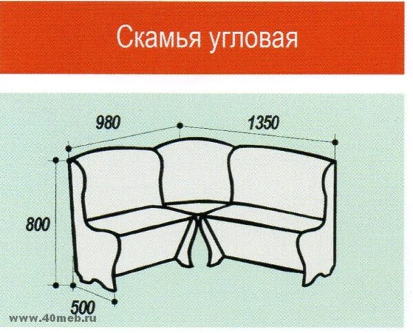 Кухонный уголок Алёнка 5/3