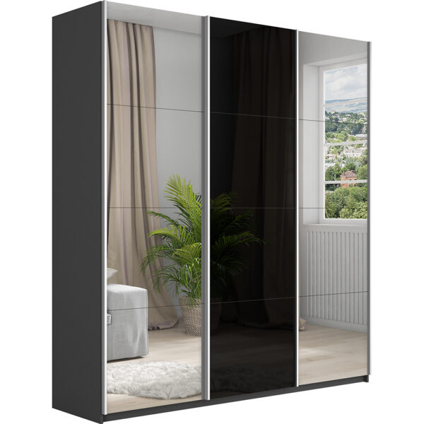 2100 prime diamant gray mirror glass black mirror